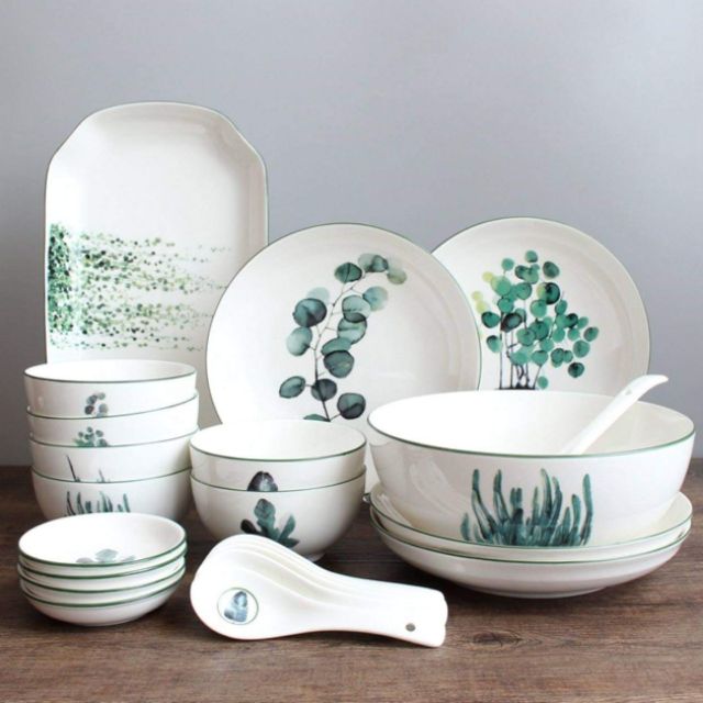 Bộ chén đĩa cao cấp 23 món